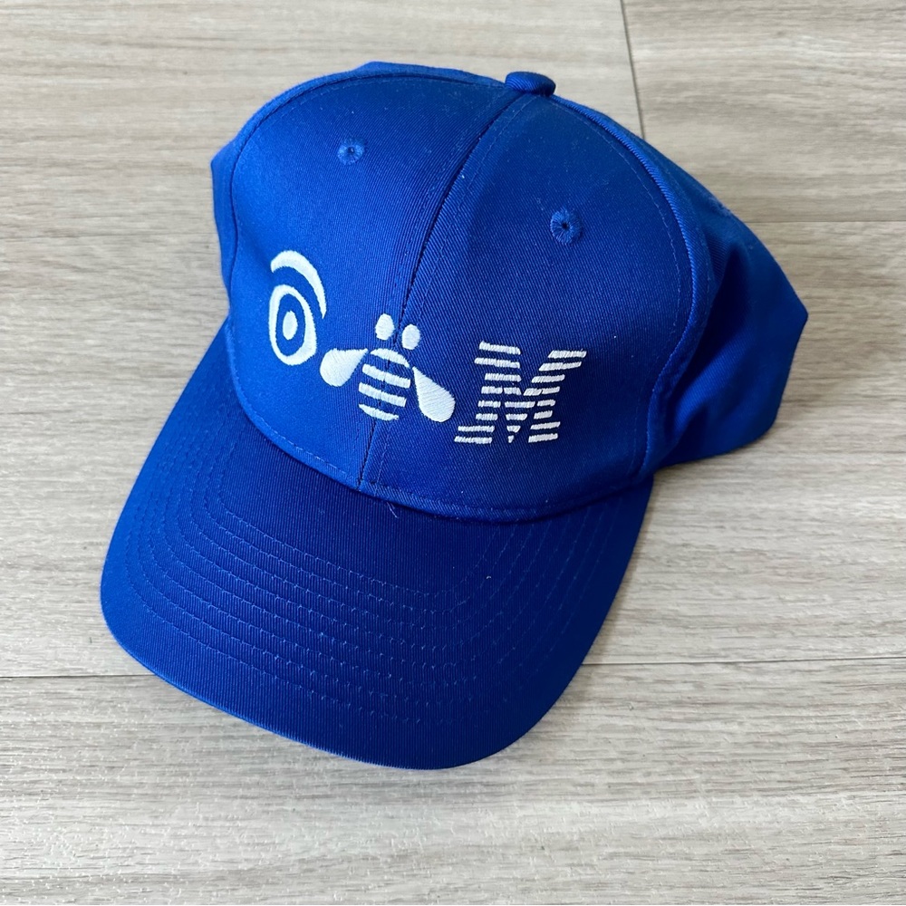 IBM blue logo hat